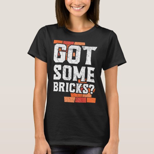 T-shirt Brick Brickmason Constructeur Bri (Devant)