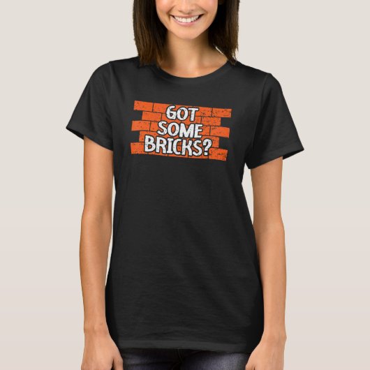 T-shirt Brick Brickmason Constructeur Bri (Devant)