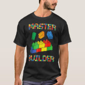 T-shirt Brick Builder Blocks Building Master Builder Toys (Devant)