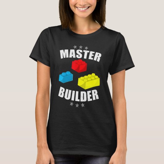 T-shirt Brick Builder Blocks Building Master Builder Toys (Devant)