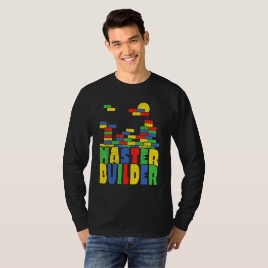 T-shirt Brick Builder  Blocks Master Builder (Devant entier)