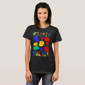 T-shirt Brick Builder Blocks Master Builder Garçons Filles (Devant entier)