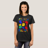 T-shirt Brick Builder Blocks Master Builder Garçons Filles (Devant entier)