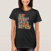 T-shirt Brick Builder Eat Sleep Build Repeat Blocks Toys (Devant)