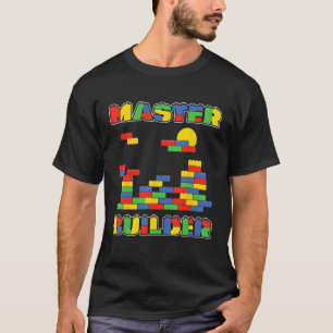 T-shirt Brick Builder Funny Blocks Master Builder