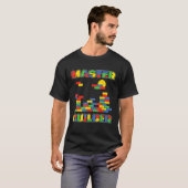 T-shirt Brick Builder Funny Blocks Master Builder (Devant entier)