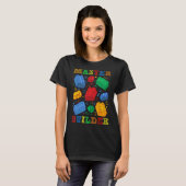T-shirt Brick Builder Funny Blocks Master Builder Cadeau P (Devant entier)