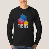 T-shirt Brick Master Bâtiment Blocs Briques Constructeur J (Devant)