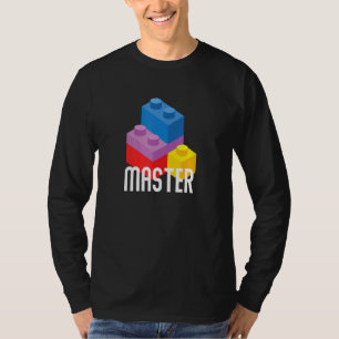 T-shirt Brick Master Bâtiment Blocs Briques Constructeur J