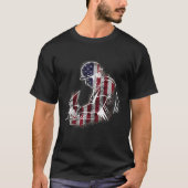 T-shirt Bricklayer USA Brickman États-Unis Drapeau Builder (Devant)