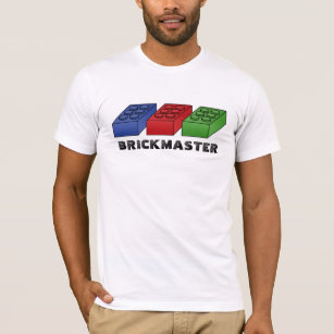 T-shirt Brickmaster drôle - art de bruit de vecteur
