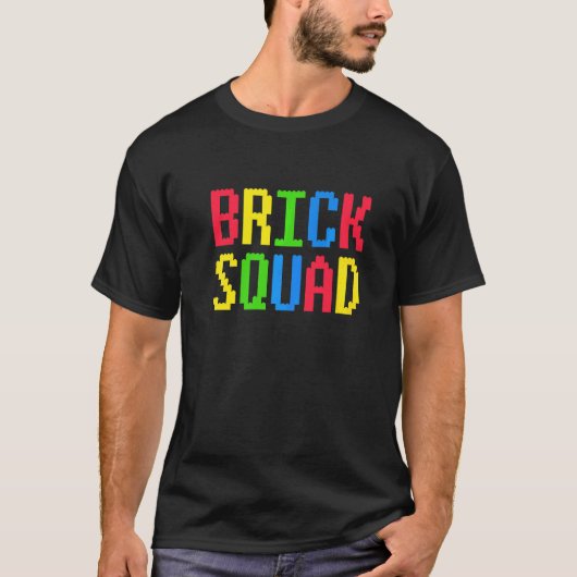 T-shirt Bricks Squad Toy Store Événement Voyage Gamer Gara (Devant)