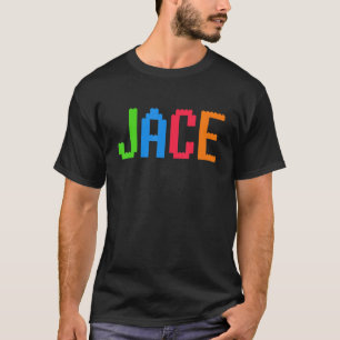 T-shirt Bricks Theme Jace Boy Name Custom Preschool Blocks