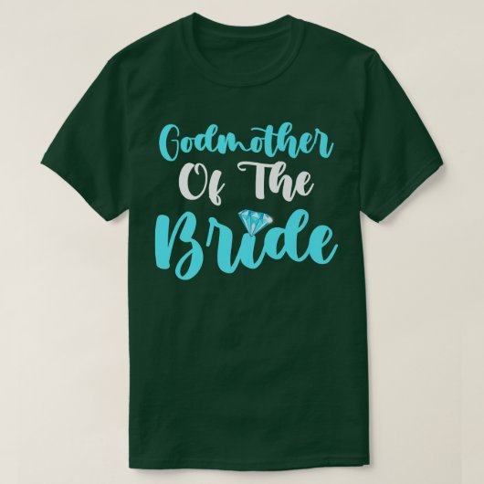 T-shirt Bridal Party Wedding for Bride Godmother  (Design devant)