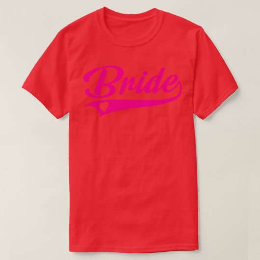 T-shirt Bride Bridal Shower Party (Design devant)
