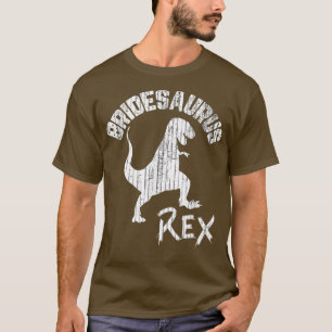 T-shirt Bride Bridesaurus Re Dinosaur drôle Mariage