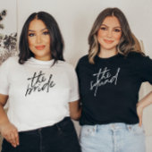 T-shirt Bride de script moderne