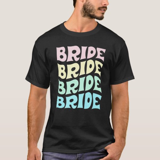 T-shirt Bride I Do Crew Retro Bachelorette Party Bride Bri (Devant)