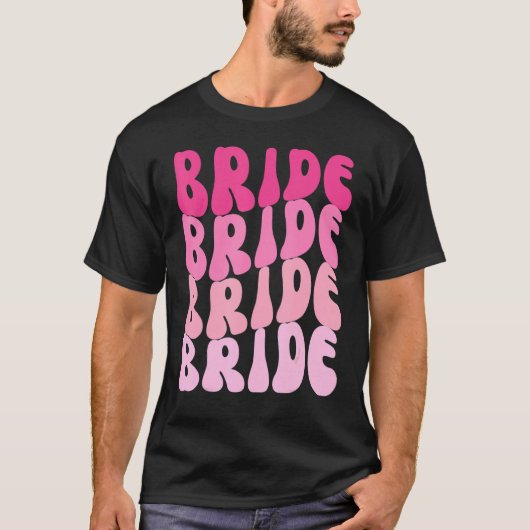 T-shirt Bride I Do Crew Retro Bachelorette Party Bride Bri (Devant)