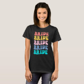 T-shirt Bride I Do Crew Retro Bachelorette Party Bride Bri (Devant entier)