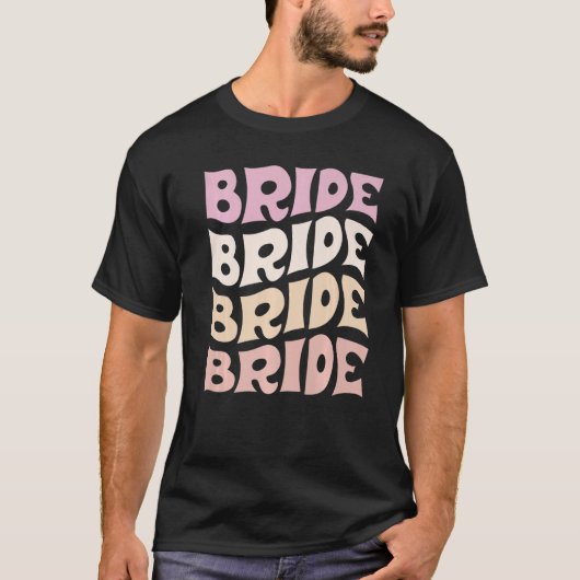T-shirt Bride I Do Crew Retro Bachelorette Party Bride Bri (Devant)