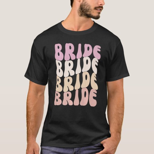 T-shirt Bride I Do Crew Retro Bachelorette Party Bride Bri (Devant)