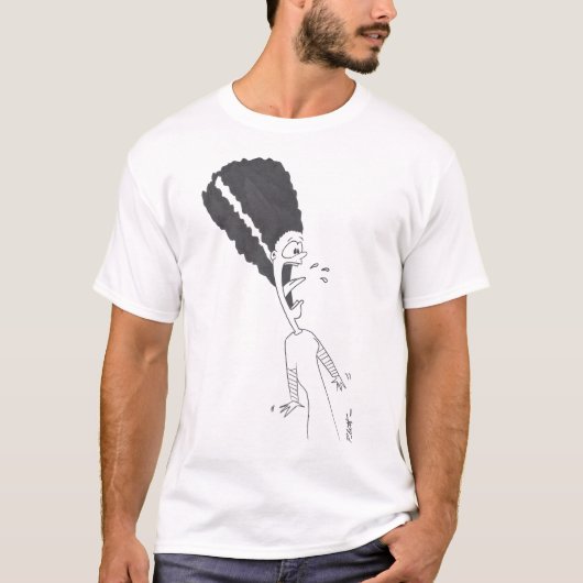 T-shirt Bride of Frankenstein!!! (Devant)