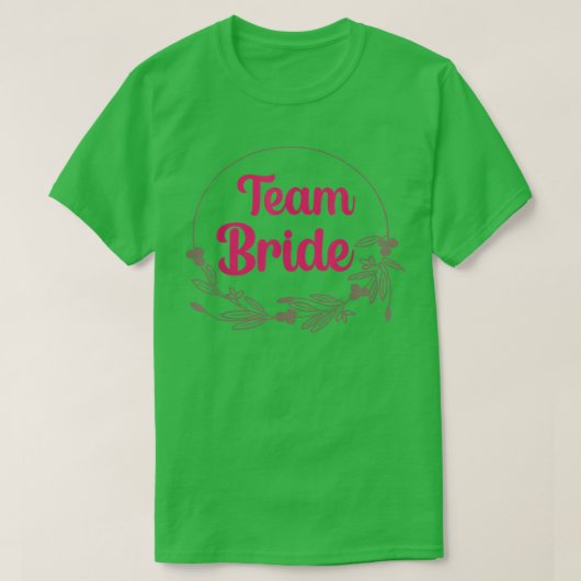 T-shirt Bride Squad Team Bride Bachelorette Party Bridesma (Design devant)