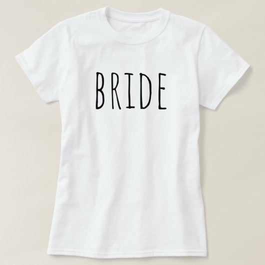 T-shirt Bride To Be Bridal Party Wedding (Design devant)