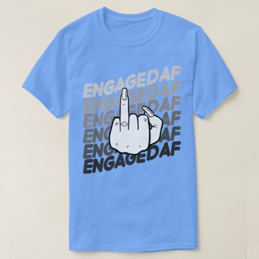T-shirt Bride To Be Engaged AF Wedding Ring Future Mrs (Design devant)