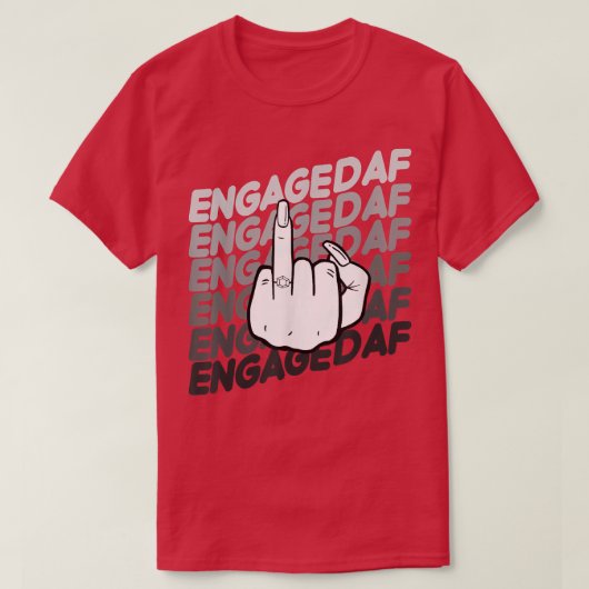 T-shirt Bride To Be Engaged Af Wedding Ring Future Mrs (Design devant)