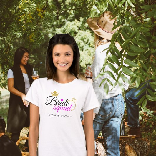 T-shirt Bridesmaid Bridesmaid