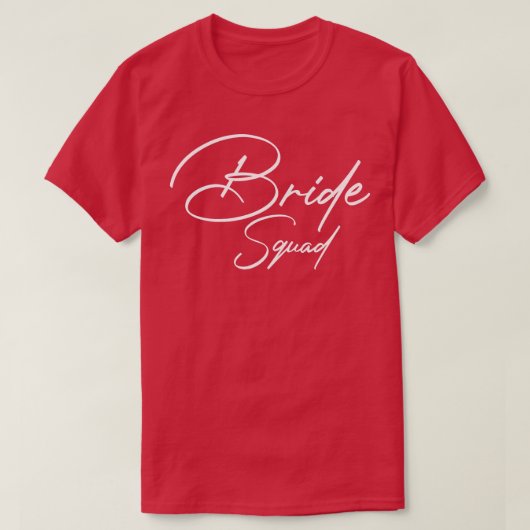 T-shirt Brideste de l'équipe de brigade de femmes (Design devant)