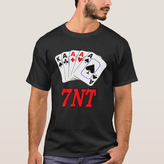T-shirt Bridge Card Game 7 No Trump - Bridge Player Cadeau (Devant)