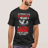 T-shirt Bridge Card Game Bridge Lover Bridge Sport Bridge (Devant)