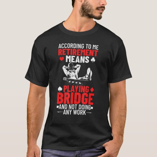 T-shirt Bridge Card Game Bridge Lover Bridge Sport Bridge (Devant)