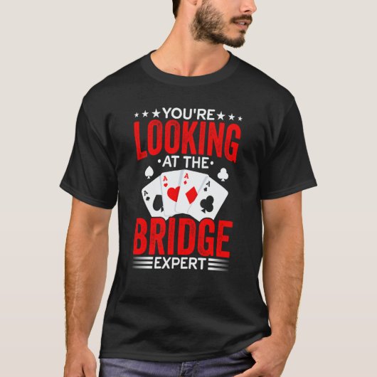 T-shirt Bridge Card Game Expert Sports Player Bridge Playe (Devant)