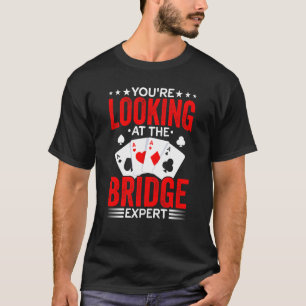 T-shirt Bridge Card Game Expert Sports Player Bridge Playe