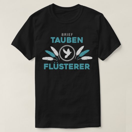 T-shirt Brieftauben design Tauben Flsterer Taubenzchter pr (Design devant)