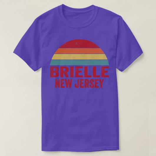 T-shirt Brielle NJ New Jersey (Design devant)