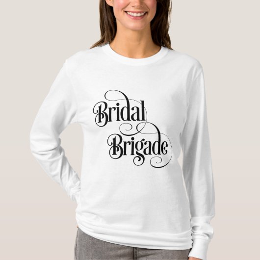 T-shirt Brigade de mariée (Devant)