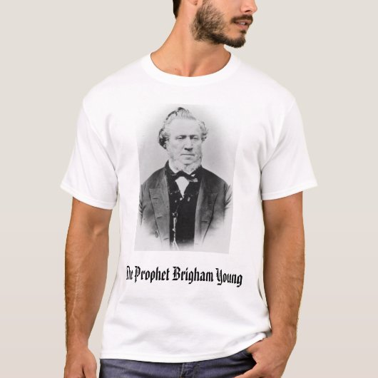 T-shirt Brigham Young, le prophète Brigham Young (Devant)