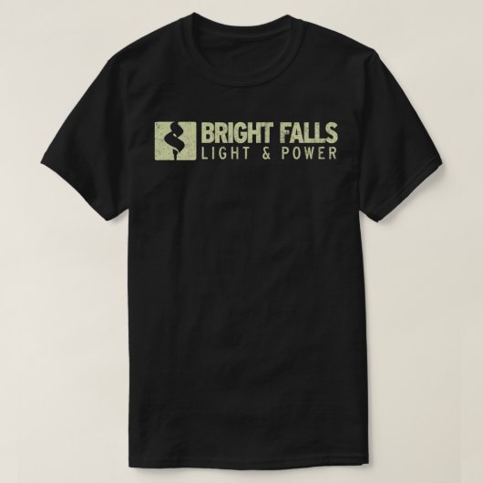 T-shirt Bright Falls Light amp Power Grunge (Design devant)