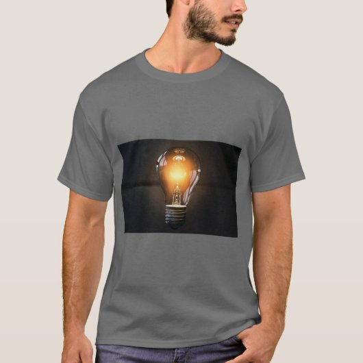 T-shirt Bright Idea Light Bulb Tee (Devant)
