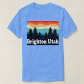T-shirt Brighton Utah Retro (Design devant)