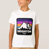 T-shirt Brighton Utah Ski Snowboard Famille Ski Trip (Devant)