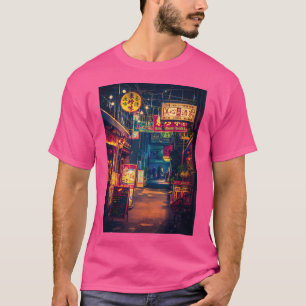 T-shirt Brillant Ce Soir - Photo De Nuit Japonaise