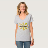T-shirt Brillant comme Sunburst (Devant entier)