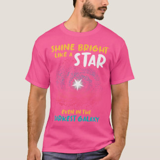 T-shirt Brillant Comme Une Étoile Même Dans La Galaxie La