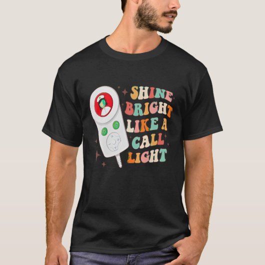 T-shirt Brille Comme Un Appel Light Nurse Xmas Emergenc (Devant)